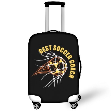 Discover Best Soccer Coach Cool Football Team Leader Luggage Covers