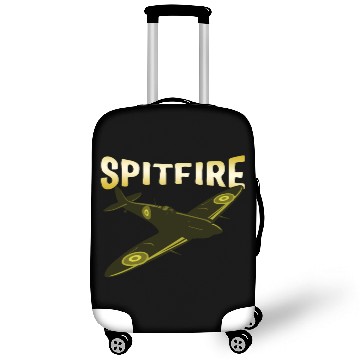 Discover Spitfire UK Mk.1 RAF British WWII Fighter Royal Luggage Covers