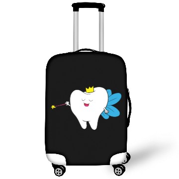 Discover Fairy - Tooth fairy with crown and wand Luggage Covers