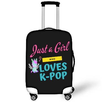 Discover just a girl who loves k pop Luggage Covers