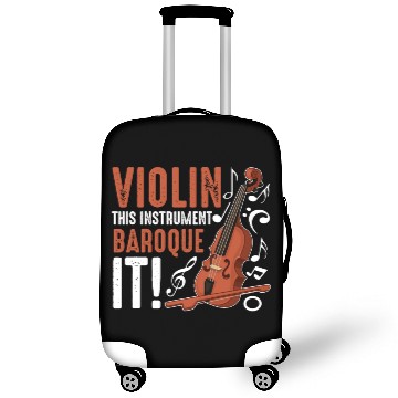 Discover Baroque Violinist Musician Violin Instrument Luggage Covers