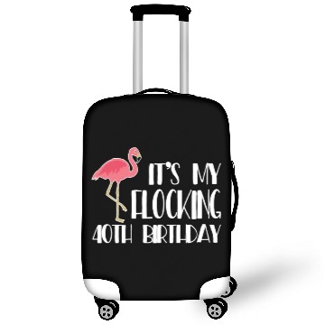 Discover 40 Years Flamingo Bday - It's My Flocking 40th Bir Luggage Covers