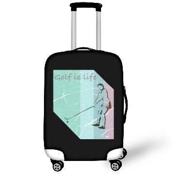 Discover Golf is life - golfer - gift idea - golf club Luggage Covers