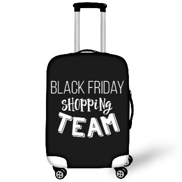 Discover Black Friday Cyber Monday Shopping Team Holiday Luggage Covers