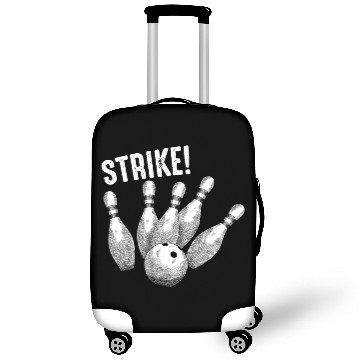 Discover Strike Game Bowling Bowlers Skittles Sport Gift Luggage Covers