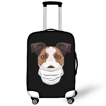 Discover Illustration dog Jack Russell Terrier with respira Luggage Covers