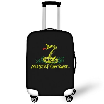 Discover Patriotic No Step on Snek Hand Drawn Gadsden Luggage Covers