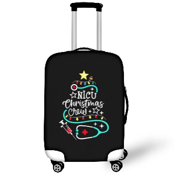Discover NICU Christmas Crew Neonatal Nurse NICU Techs Secr Luggage Covers