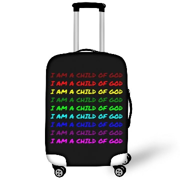 Discover I am a child of God - Rainbow Luggage Covers