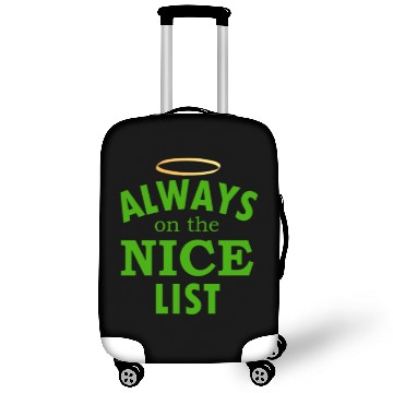 Discover Always On The Nice List Luggage Covers Christmas Angel Luggage Covers