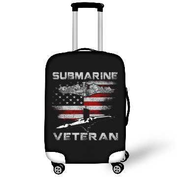 Discover Vintage US Navy Submarine Service Veteran Luggage Covers