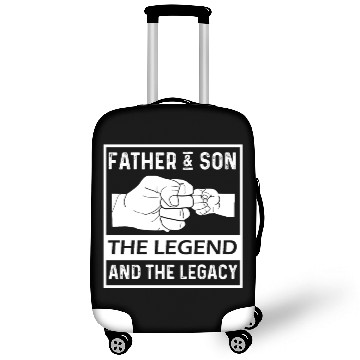Discover Father And Son The Legend And The Legacy Luggage Covers