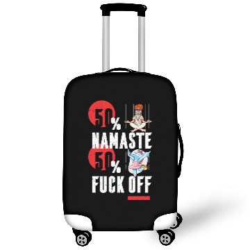 Discover 50 Namaste and 50 Fuck Off Funshirt Luggage Covers