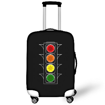 Discover 2reborn Corona Traffic Light d19 Virus Pandemie wh Luggage Covers