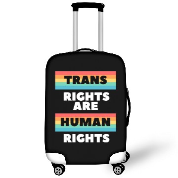 Discover Trans Rights are Human Rights Transgender LGBTQ Gi Luggage Covers