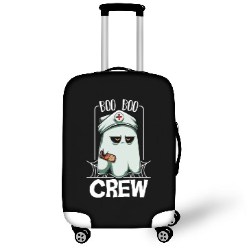 Discover Boo Boo Crew Nurse Ghost Funny Scary Halloween Luggage Covers