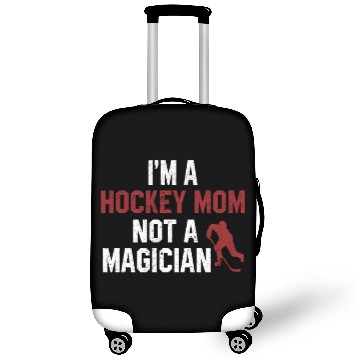 Discover I'm A Hockey Mom Not A Magician Luggage Covers