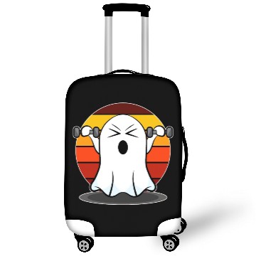 Discover Halloween gift ghost fitness bodybuilding workout Luggage Covers