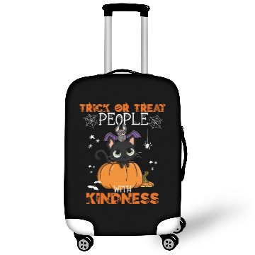Discover Trick Or Treat People With Kindness Halloween Cost Luggage Covers