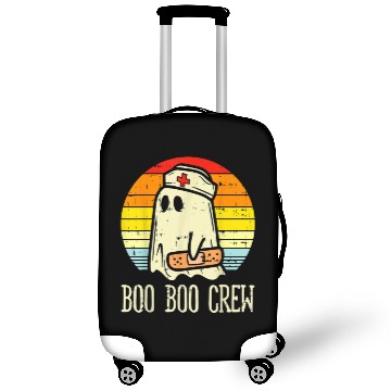 Discover Boo Boo Crew || Funny Nursing Halloween Gifts Luggage Covers