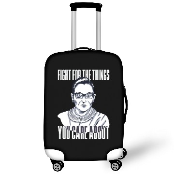 Discover Ruth Bader Ginsburg Quote Fight for the things Luggage Covers