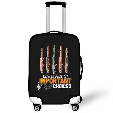 Discover Life is Full of Important Choices Funny Piccolo Luggage Covers