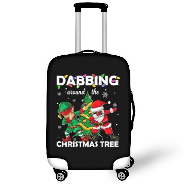 Discover Elf Dabbing Santa Luggage Covers Kids Boys Men Claus Dab