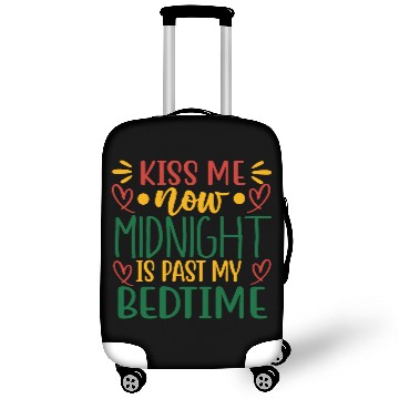 Discover kiss me now midnight is past my bedtime Luggage Covers