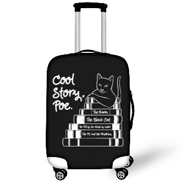 Discover Cool Story Poe Black Cat Edgar Allan Poe Luggage Covers