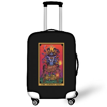 Discover The Goddess Kali The Devil Tarot Card Hindu Indian Luggage Covers