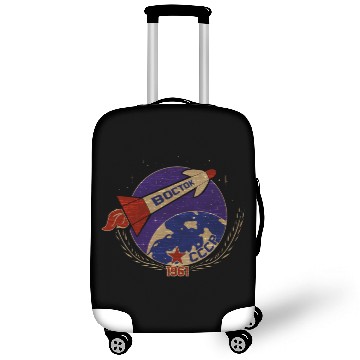 Discover Yuri Gagarin Russian Soviet Union Boctok Cosmonaut Luggage Covers