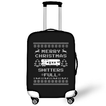Discover Womens Merry Christmas Shitters Full Ugly Xmas Luggage Covers