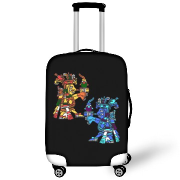Discover Aztec God Mayan Civilization Inca Culture Gift Luggage Covers