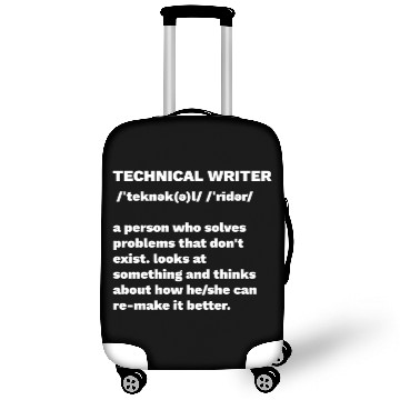 Discover Definition of Technical Writer Funny Funny Word Me Luggage Covers