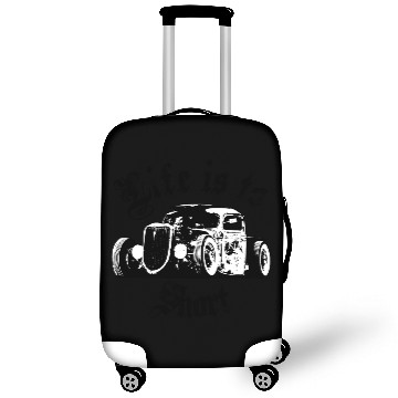 Discover Rad Rot / Hot Rod life ist to short Luggage Covers
