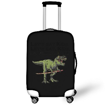 Discover Funny Let's Eat Kids Punctuation Saves Lives Gramm Luggage Covers