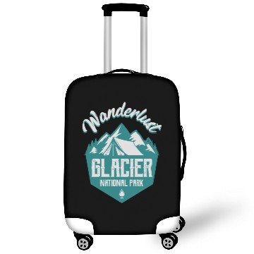Discover Glacier National Park Luggage Covers Vintage Glacier Park