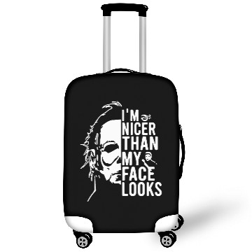 Discover Michael Myers Im Nicer Than My Face Looks Luggage Covers