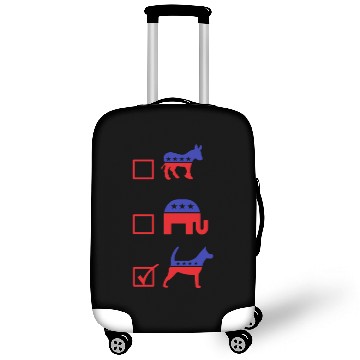 Discover Republican Dog Voting Ballot Paper Democrat Luggage Covers