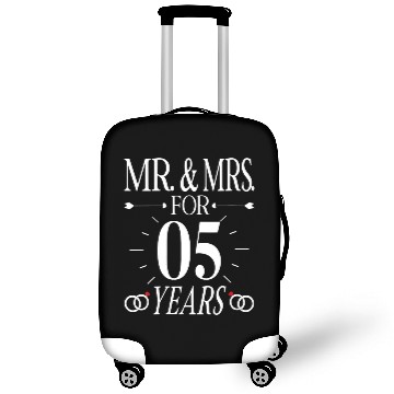 Discover Womens Mr Mrs For 5 Years 5th Wedding Anniversary Luggage Covers