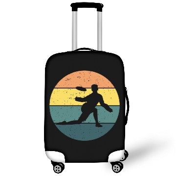 Discover Vintage retro Ultimate Frisbee Game Disc Sports Luggage Covers