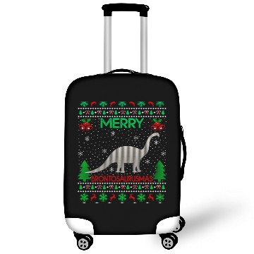 Discover Merry Brontosaurusmas Xmas Gift Ugly Brontosaurus Luggage Covers