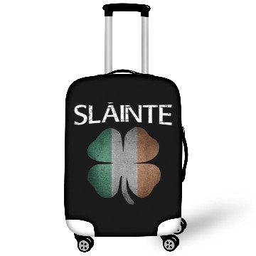 Discover Slainte Shamrock Irish Flag Patricks Day Ireland Luggage Covers