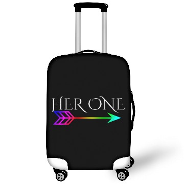 Discover Cute Gay Couple Lesbian Valentines Day Her One Luggage Covers