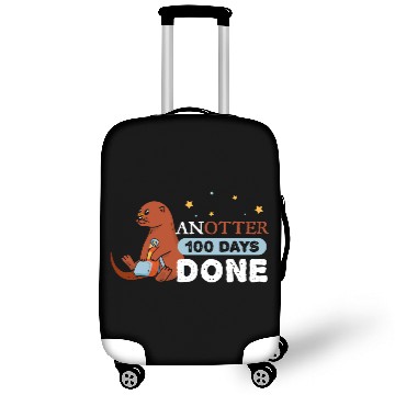 Discover Funny Cute Otter 100 Days of School Luggage Covers