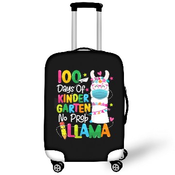 Discover 100 Days of Kindergarten Wearing Mask Luggage Covers