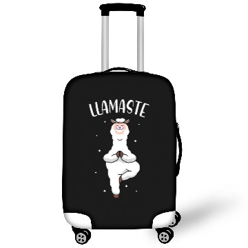 Discover Llamaste Alpaca Lama I Meditation Motif Luggage Covers