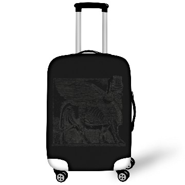 Discover Lamassu Sumerian Persian Lion Bull Human Head Luggage Covers