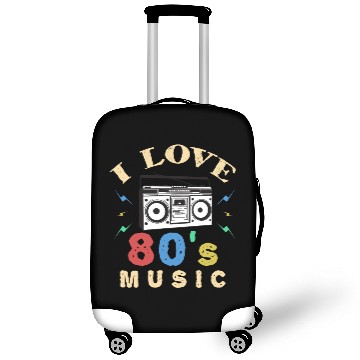 Discover I Love '80s Music Retro Vintage Nostalgic Luggage Covers