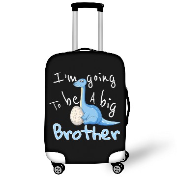 Discover i'm going to be a big brother, big brother saurus Luggage Covers